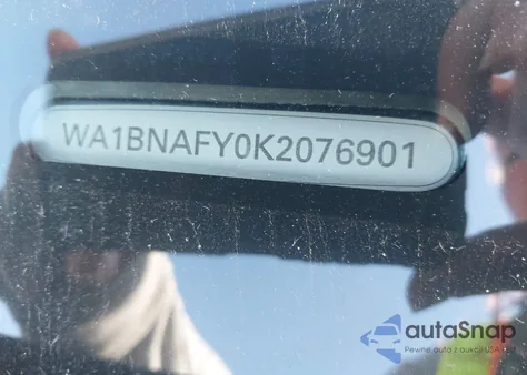 2019 Audi Q5 45 Premium from USA, damaged, VIN WA1BNAFY0K2076901